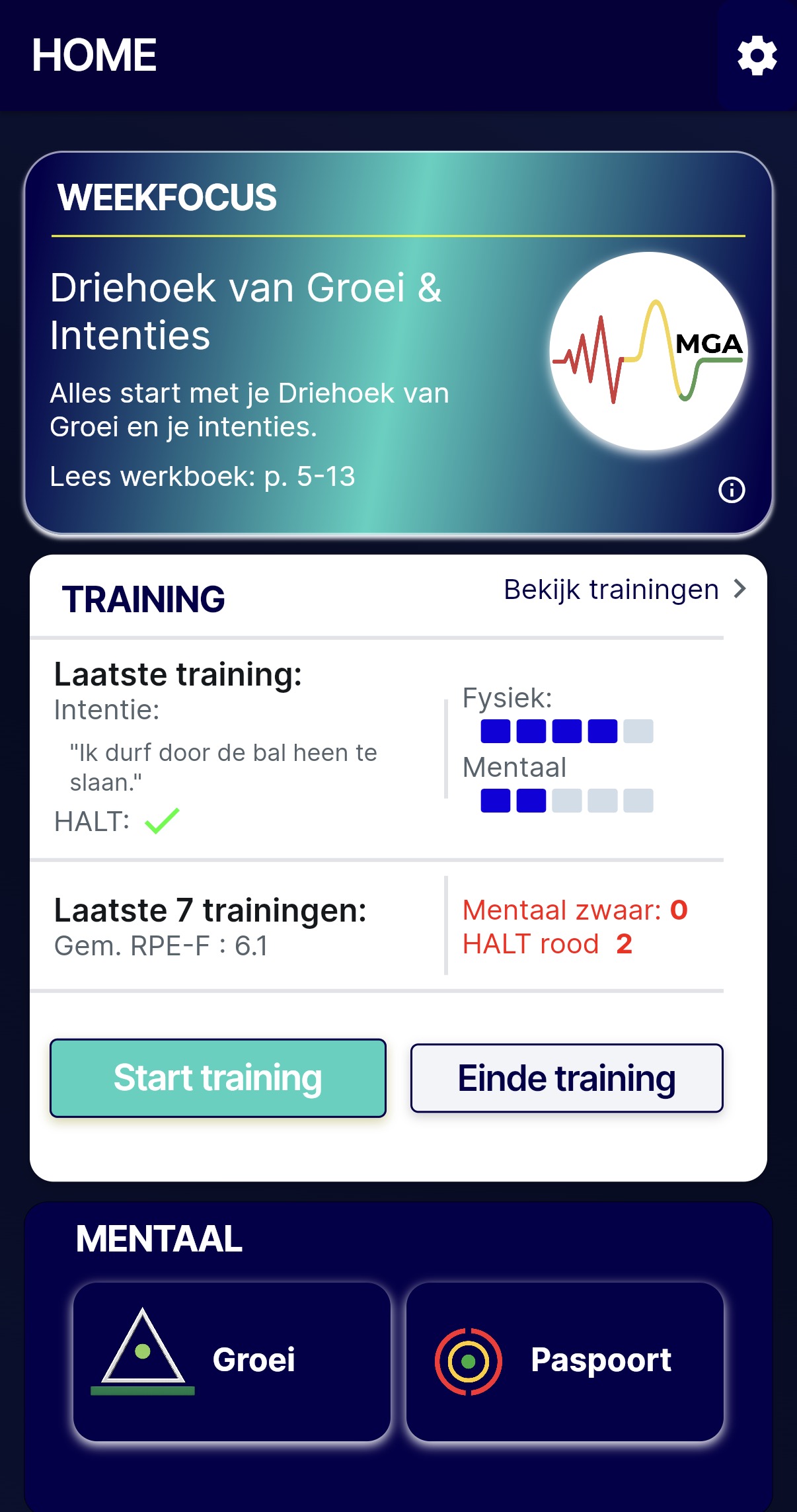 App speler home