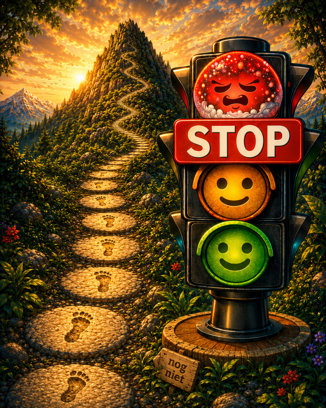 Het stoplicht, de berg en de voetjes — Smart Reset Method